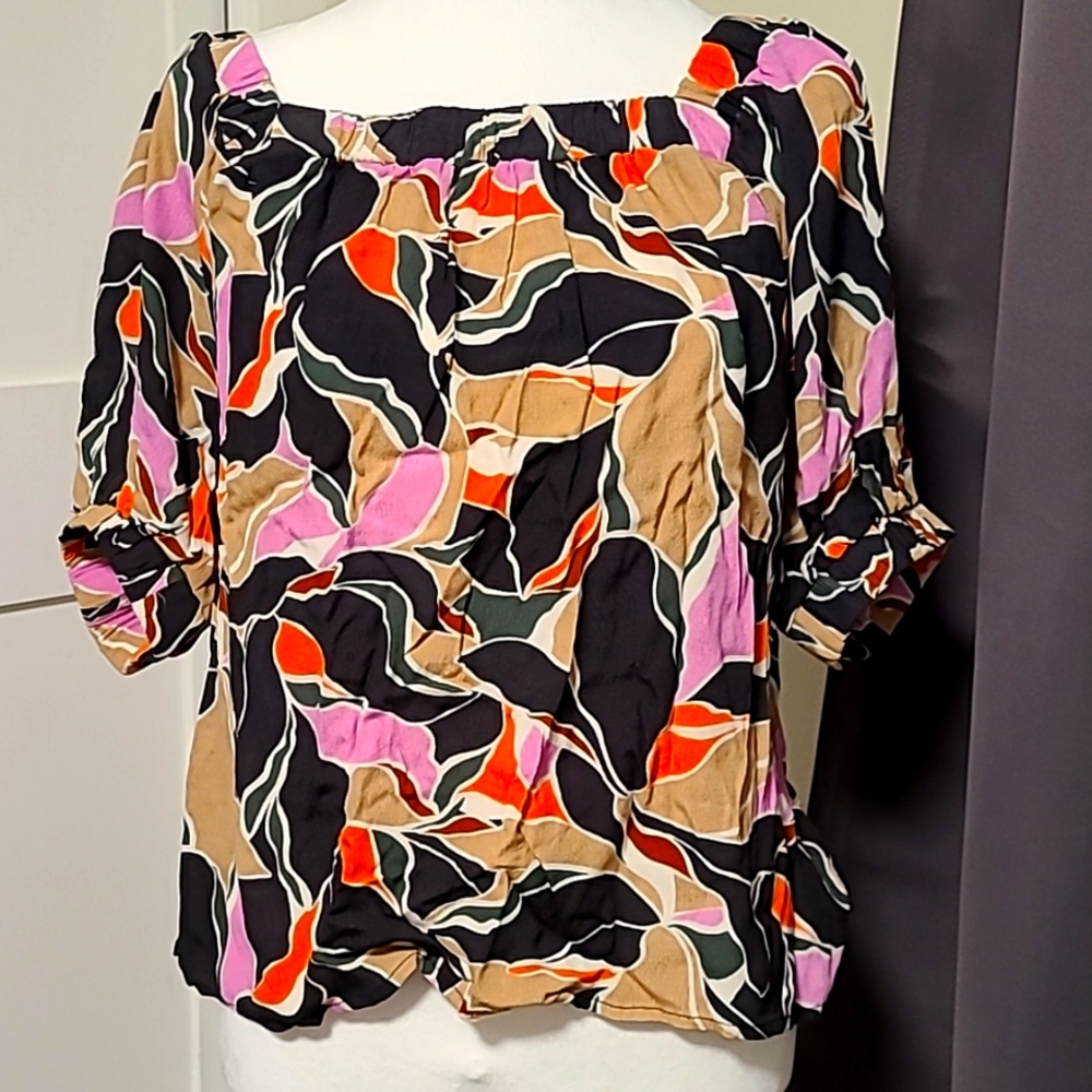 Evereve multicolor blouse, large